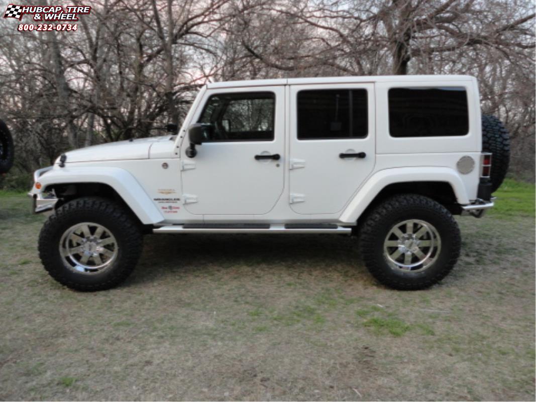 vehicle gallery/jeep wrangler moto metal mo962  Chrome wheels and rims